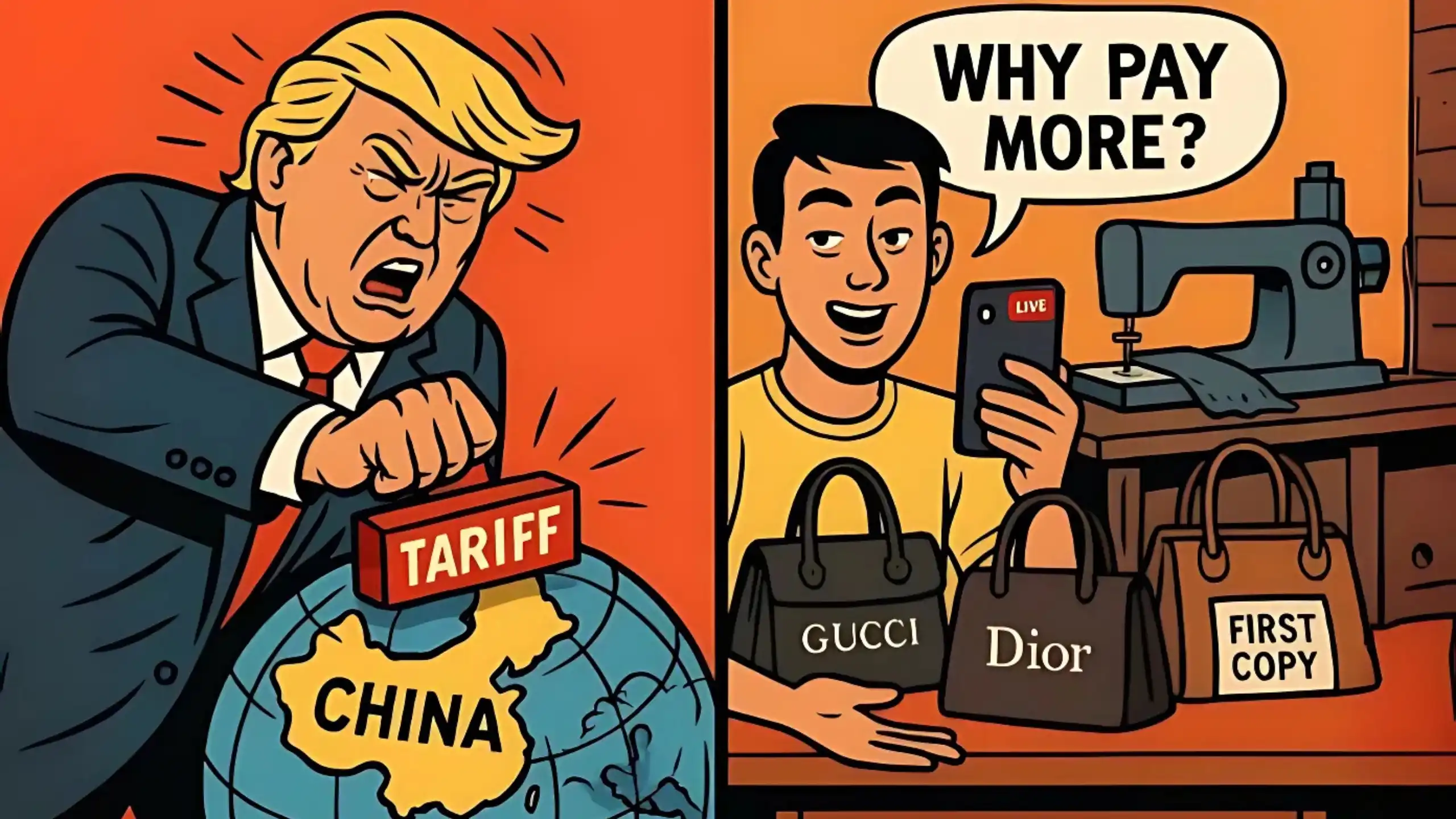 China Exposes Luxury Fashion Industry Amid US Tariff Tensions