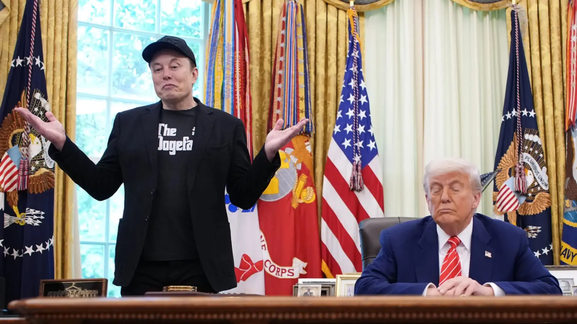 Trump Musk Feud Explodes From Bromance to Political Battlefield