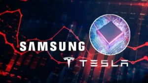 Samsung Shares Dip After $16.5B Tesla Chip Deal